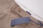 Zanella NWT Dress Pants Size 34 In Solid Khaki Tan Wool Devon Stretch Waist