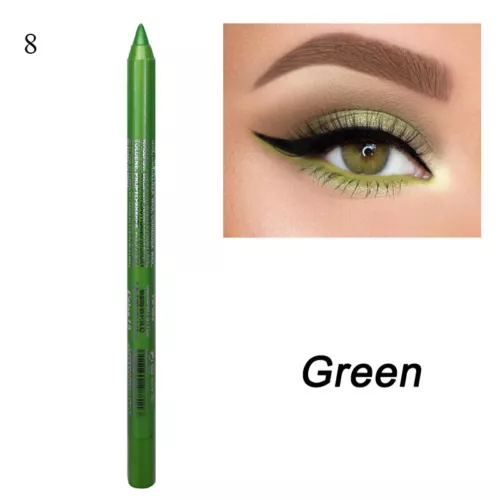 Matita eyeliner colorata 24 ore liquido alto pigmento lunga durata eye liner penna gel - Foto 21 di 110