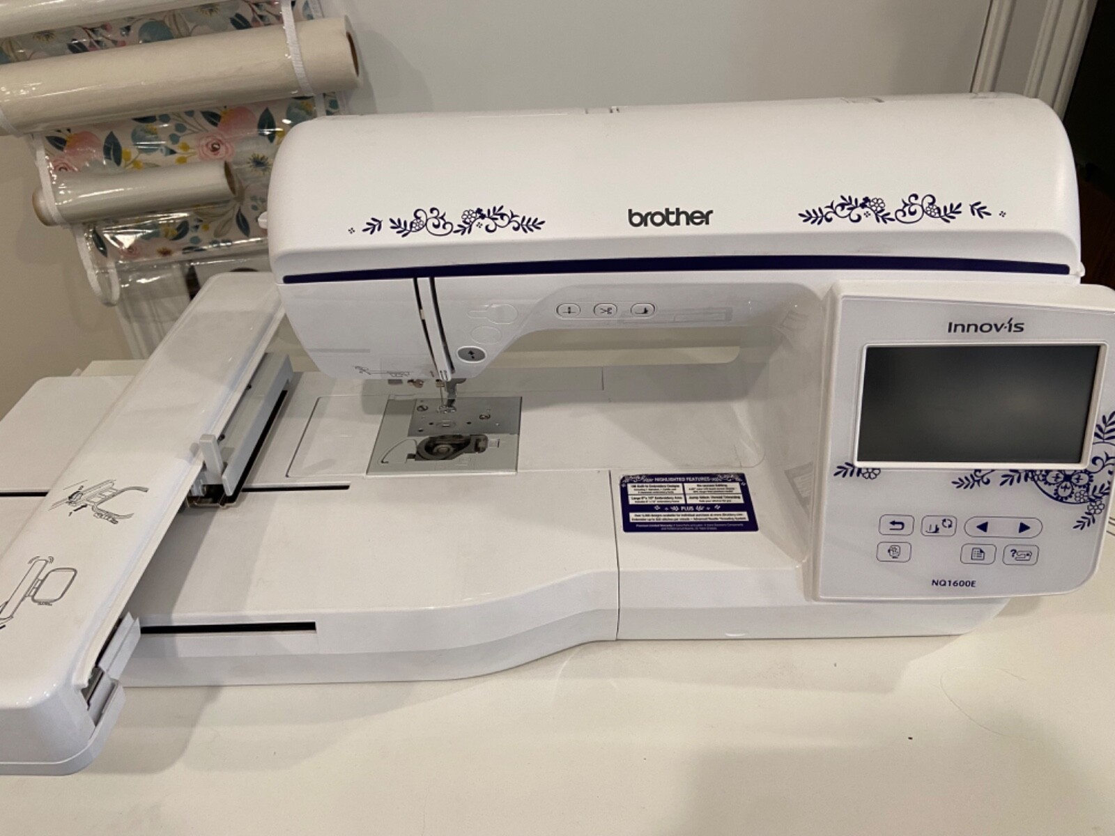 brother innovis nq1600e embroidery machine eBay
