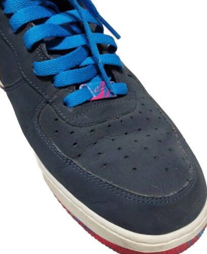 Nike Air Force Sneakers Shoes Low Top Size 12 Marble Blue Men's - Picture 6 of 16