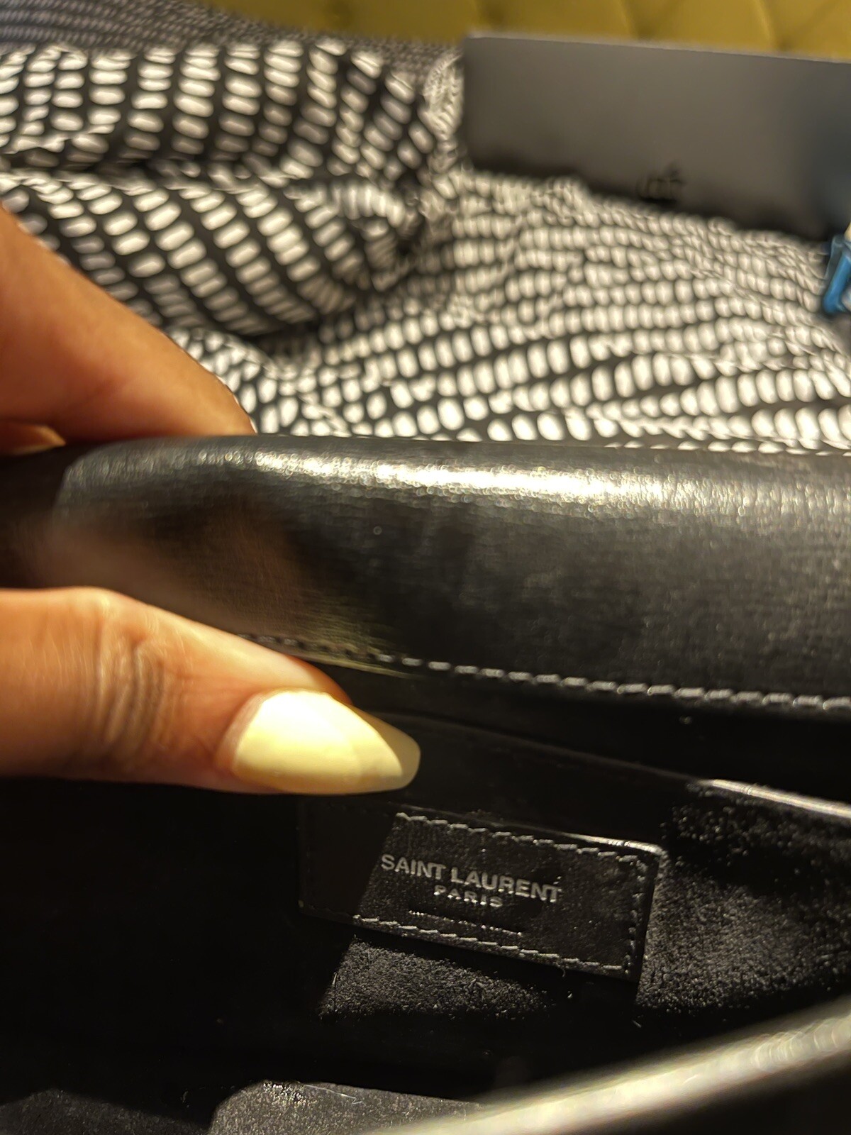 Borsa Sunset Saint Laurent Media ARGENTO HARDWARE