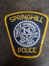 Town Of Springhill Nova Scotia Police Collectible Patch Badge