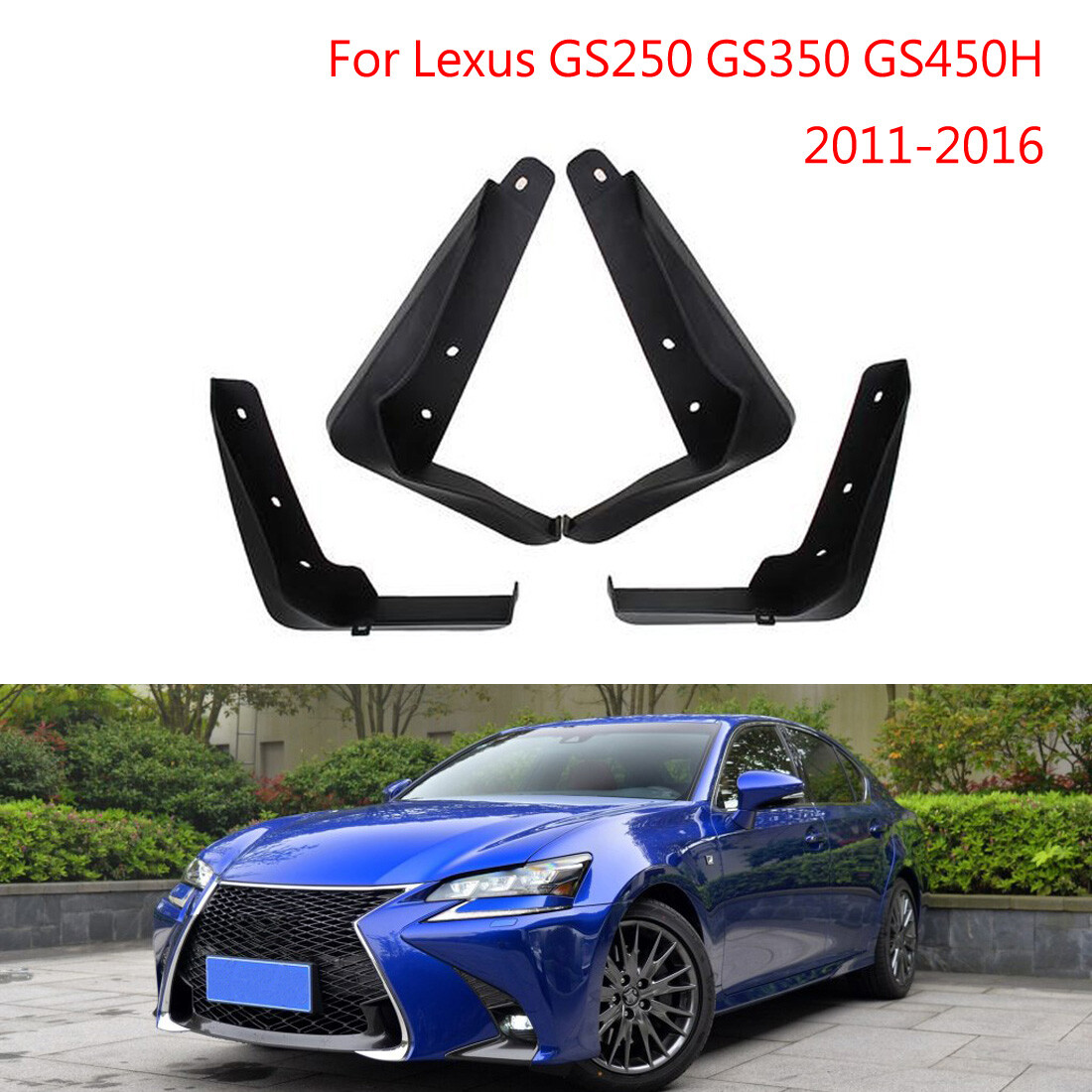 Sport Splash Guards Mud Guards Flaps FOR lexus GS250 GS350 GS450H 2011