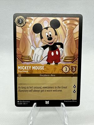Disney Lorcana TCG: The First Chapter 12/204 Mickey Mouse True