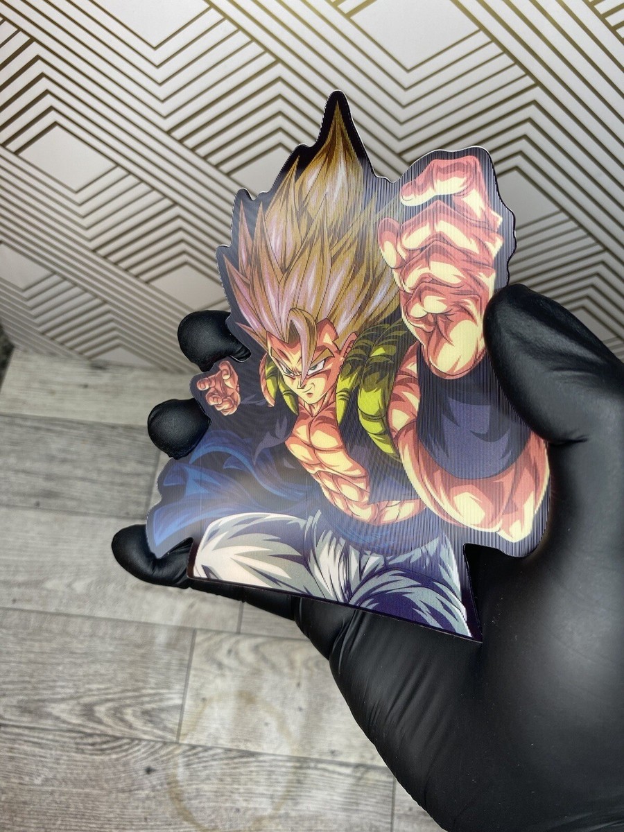 Adesivo 3D Gradiente Vegeta Motion Anime Dragon Ball Adesivo Magico Adesivo Per Auto Creativo Notebook Bagagli Decalcomania Impermeabile Giocattolo - Foto 6