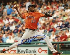 DAVID PAULINO HOUSTON ASTROS SIGNED AUTOGRAPHED 8X10 PHOTO W/COA 
