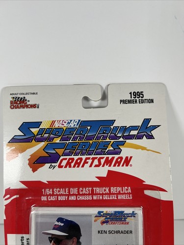 1995 Racing Champions Super Truck Series Ken Schrader #52 AC-Delco Blue New - Picture 3 of 5