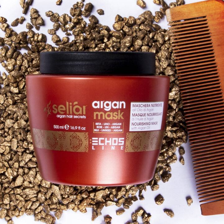 Maschera Nutriente all'Argan Seliar 500 ml - Idratazione Profonda e Protezione