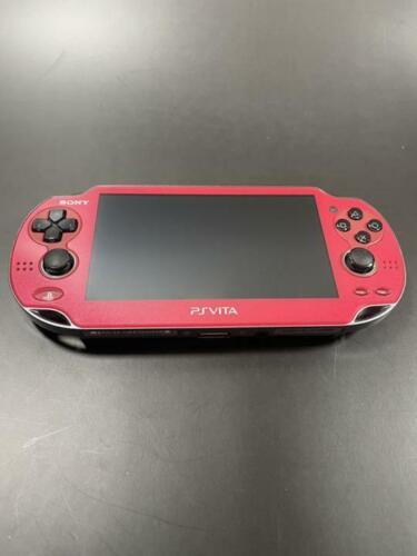 SONY PS Vita PCH-1000 ZA03 Cosmic Red Console Only Wi-Fi console only (589)