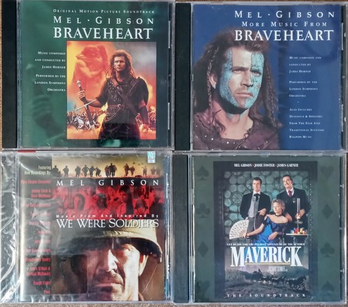 MEL GIBSON CD Movie Soundtrack Lot Hamlet We Were Soldiers Braveheart Maverick - Bild 1 von 7