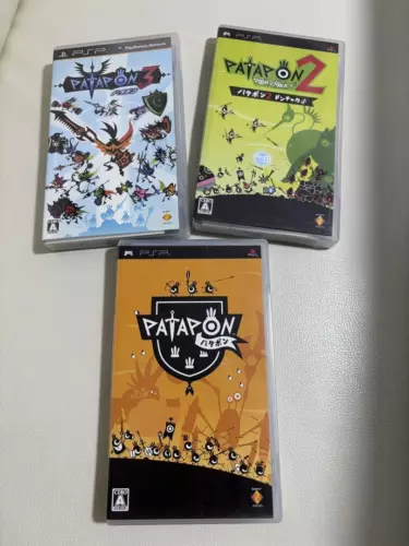 PSP Patapon 1 2 3 Set + My Summer Vacation 20th Century Japan Edition