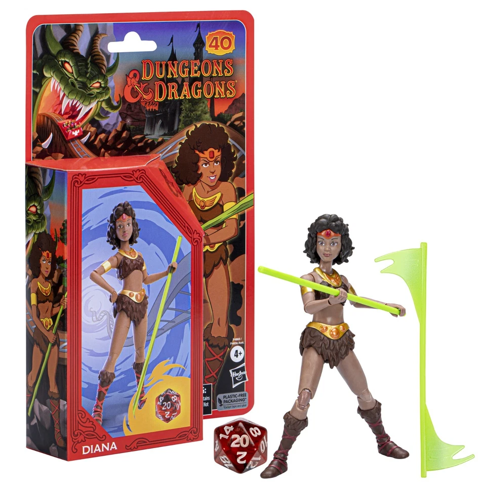 Figura Hasbro Dungeons & Dragons serie de dibujos animados Diana 6" Foto 2 de 3