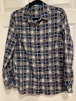 J McLaughlin Blouse Lois Blouse Spring Picnic NWOT Medium