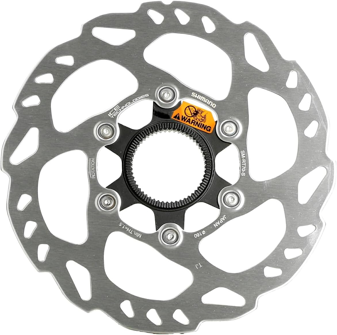 Shimano SLX SM RT70 Ice-Tec MTB Brake Disc Rotor with External Lockring 203mm