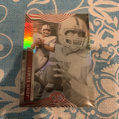 JOHN ELWAY 2023 Panini Chronicles Illusions Draft Picks #14 Stanford Cardinal