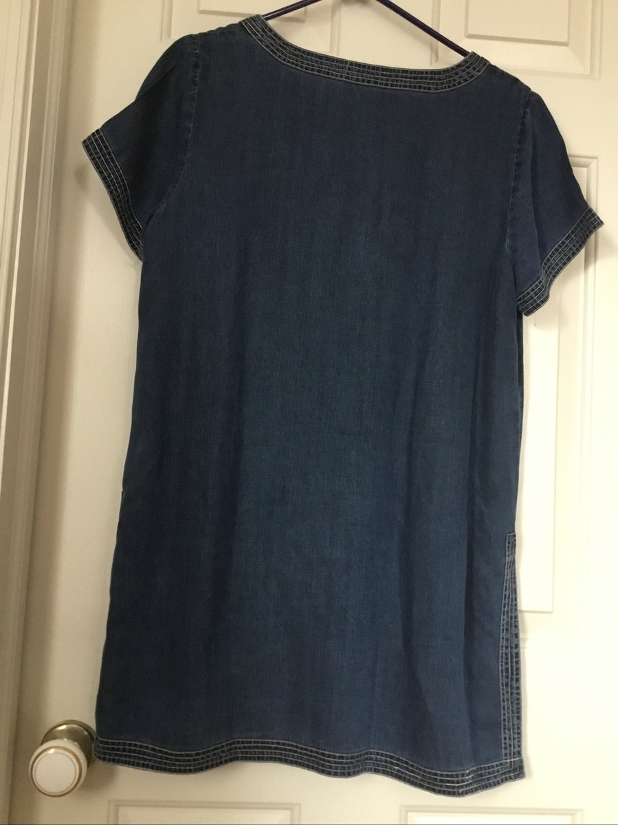 white christmas dresses Free People Sonora Denim Mini Dress