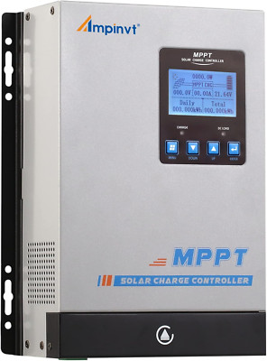 80A MPPT Solar Charge Controller for 12V-48V Batteries, 1100W-4500W Input