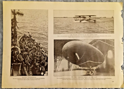 Flying Boat, 1st Navy Dirigible/Pribilof & Kodiak Islands, Radio Towers- 2 Sided
