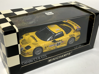Minichamps 1/43 - Chevrolet Corvette C5 R GTS Le Mans 2002 N°64