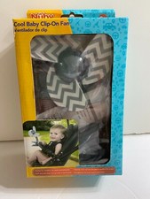 Nuby On The Go Cool Baby Clip On Stroller or Car Seat Fan - Ages 3 