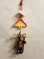 MOTHER MOOSE ASPEN MOOSKIN SKIER ORNAMENT - TEMPORARILY OUT OF STOCK