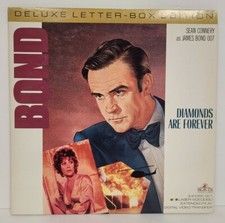 Diamonds Are Forever Bond Deluxe Letterbox MGM 1990 Laserdisc
