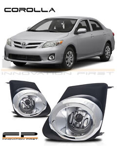 2011 2012 2013 Toyota Corolla  Fog  Lights  Clear Front 