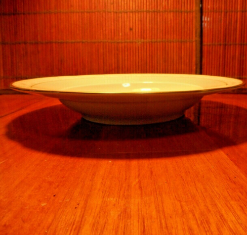 Kjøbenhavns Porcellains Maleri KPM Gold Rim 1 Rim Soup Bowl 25 cm 1924 Antique - Bild 2 von 5
