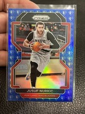 2021-22 Prizm Basketball JUSUF NURKIC 75th Anniversary Blue Diamond Prizm