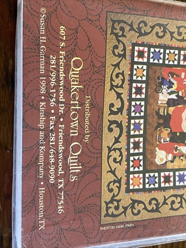 Quilt Applique Pattern Susan Garman The Christmas Lady Swedish Quakertown Quilts - Picture 4 of 7