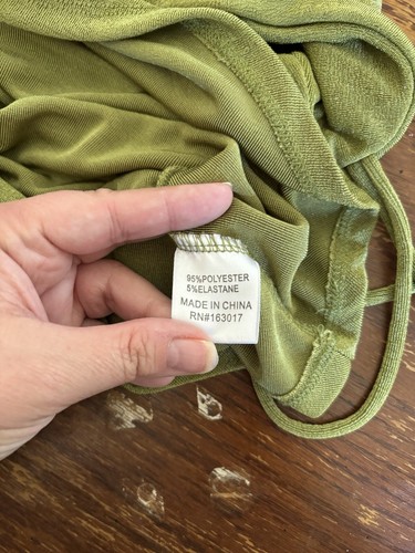 Prinzessin Polly Damen grün Träger ausgeschnitten Minikleid in Größe US 0 Y2K Club - Bild 3 von 6