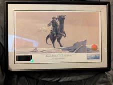 Star Wars Rebel Patrol Signed Mark Hamill Ralph McQuarrie Lithograph w/ JSA COA