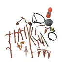 Vintage Teenage Mutant Ninja Turtles Accessories Lot TMNT Lot Of 29 Pre-owned