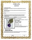 GENUINE 2.38 Cts AMETHYST PENDANT 14K SOLID WHITE GOLD - Free Appraisal - NWT — photo 4
