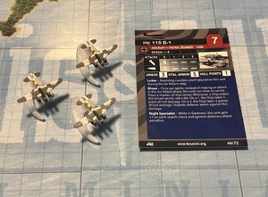 Axis & Allies - War At Sea - Forumini: HE 115 B1 - Germany Plane - Deck 3