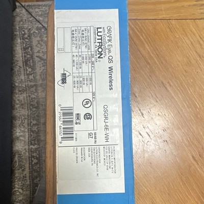 Lutron GRAFIK Eye QS Wireless QSGRJ-6E-WH White 120V Dimmer Wall Switch