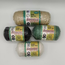 LOT OF 4 Pepperell Braiding Co Bonnie Macrame Craft Cord Mixed Colors NEW