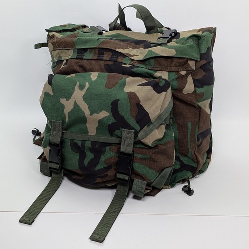 US Army Field Pack Patrol Combat Military Backpack 8465-01-286-5356 Woodland
