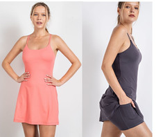 Plus Size Active Shorts with Dress 2 IN 1 1XL 2XL 3XL