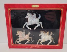 Breyer Angel Fillies 2004 Holiday Ornaments No. 700214 Set of 3