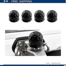 4pcs 2 Inch Trailer Hitch Ball Cover Heavy-duty Weather-resistant Dust Sleeve C