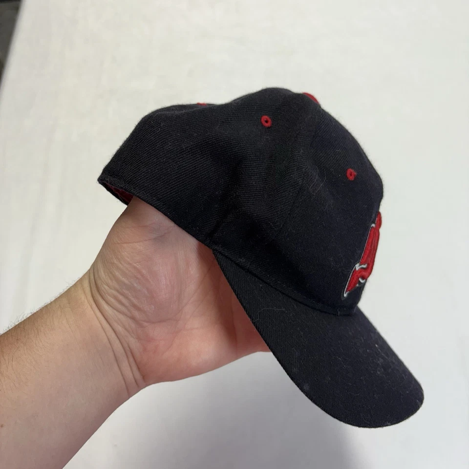 Sombrero ajustado de ala curva para hombre Zephyr NHL New Jersey Devils talla 7 1/2 negro Foto 4 de 4