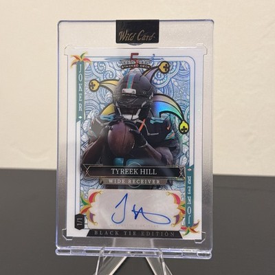 Tyreek Hill AUTO Joker 1/1 2026 Wild Card Black Tie 5 Card Draw
