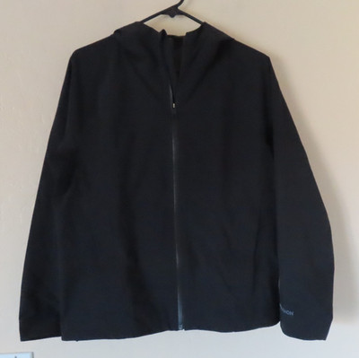 Lululemon Stretch Glyde  Waterproof  Hooded Jacket Men  Black  Size XXL New