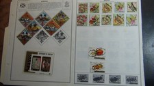 Stampsweis Burundi collection sur pages Harris est 278 timbres à 91