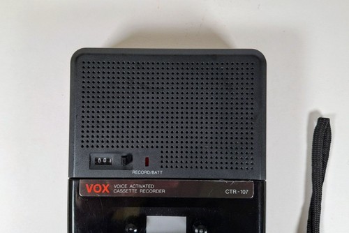 Optimus VOX CTR-107 VOX Voice Activated Cassette Recorder - Picture 3 of 12