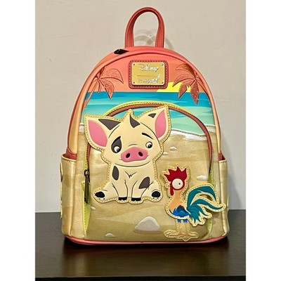 Loungefly Disney Moana Pua & Hei Hei Sunset Beach Mini Backpack