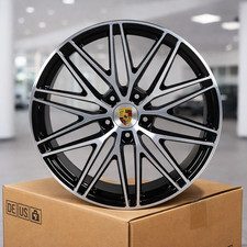 4 Neue Alufelgen 20" Look Porsche Macan EV 5x130 7,5 vorne 10 hinten