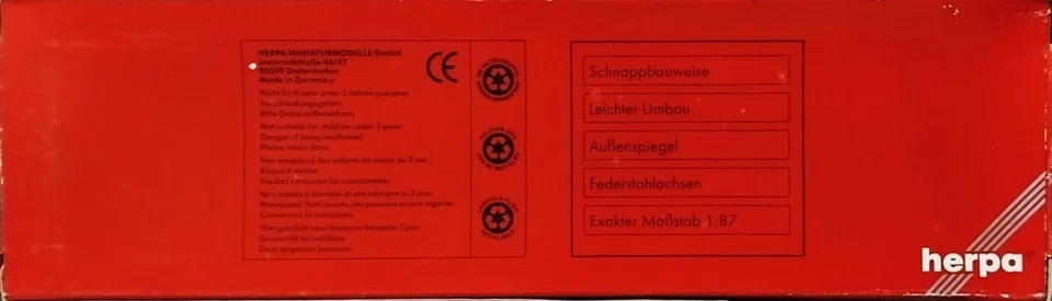 HERPA 143615 Camion cisterna autoarticolato 5 assi RENAULT "HANS de BEYER" - H0 - Immagine 4 di 4