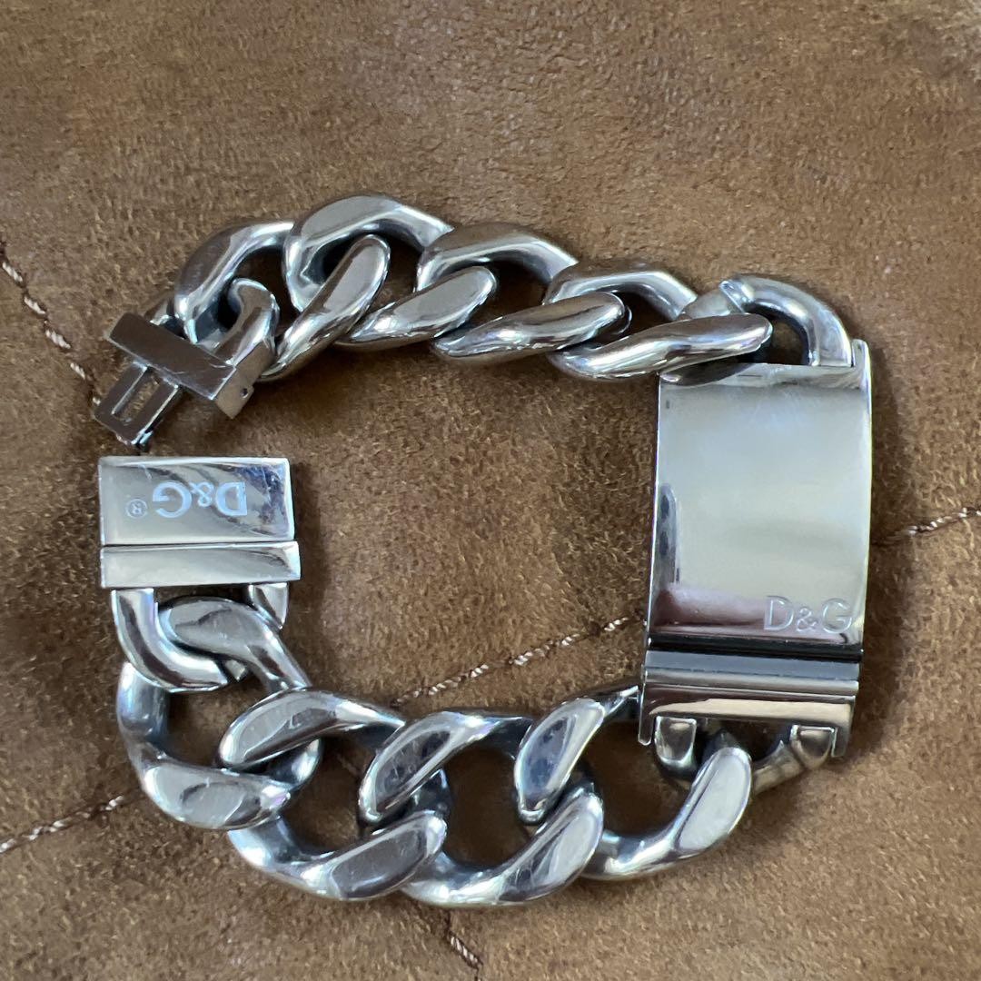 ドルチェ&ガッバーナ Dolce & Gabbana Bracelet Dolce&Gabbana Men D&G Bracelet 21.5cm Luxury Sleek Italian